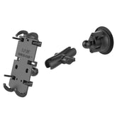 RAM Mount Quick-Grip XL phone mount with twist-lock suctioncup